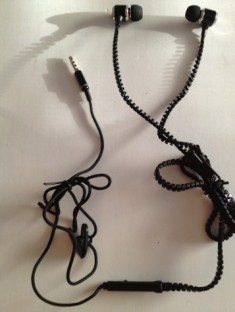 Iphone Zipper Stereo Headphone 